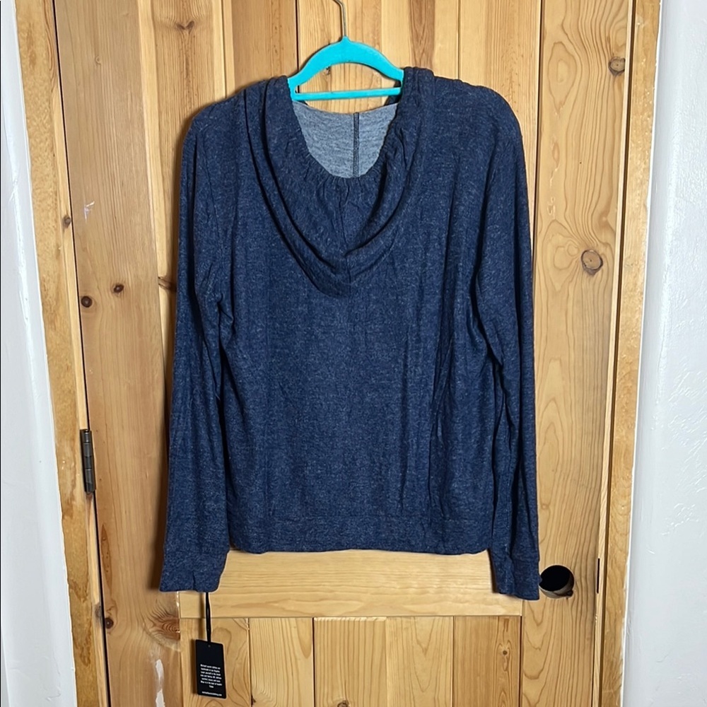 Michael Lauren Blue Hoodie, NWT, Size Large - Picture 7 of 8